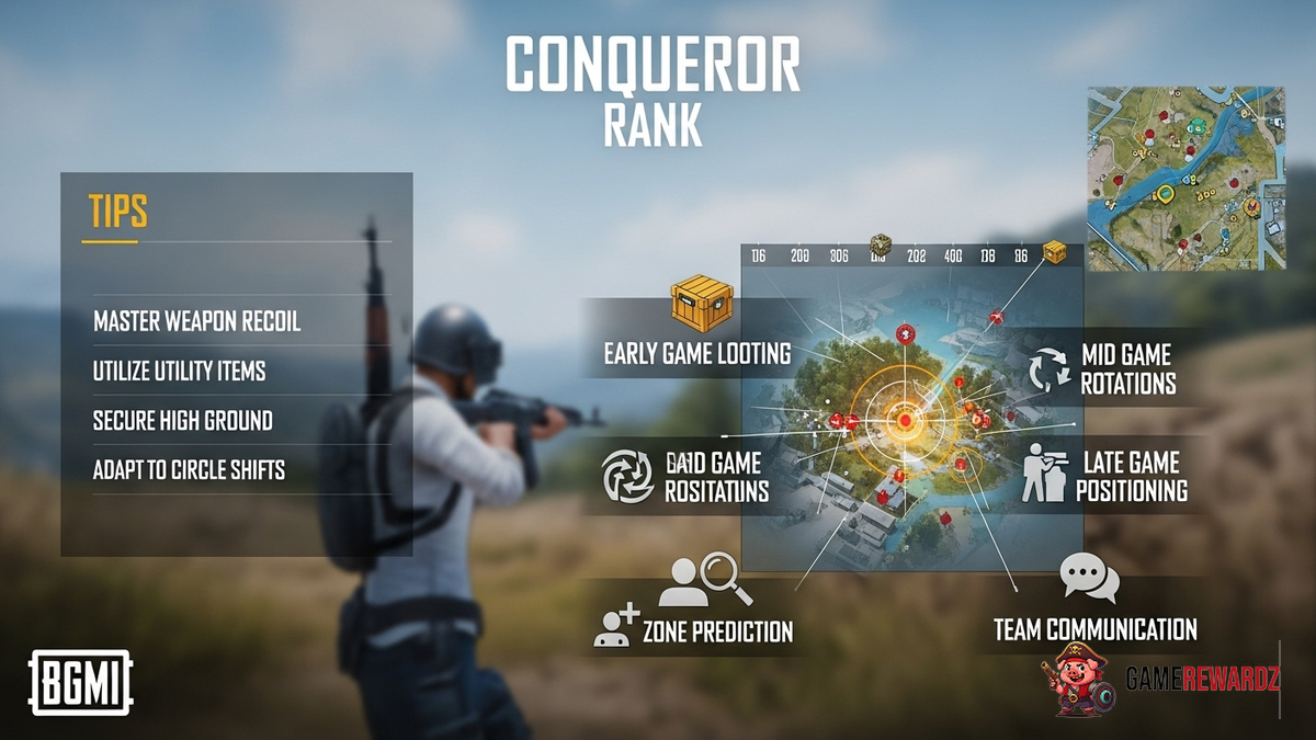 BGMI How to Win Conqueror Rank